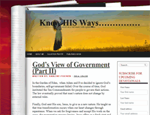 Tablet Screenshot of knowhisways.com